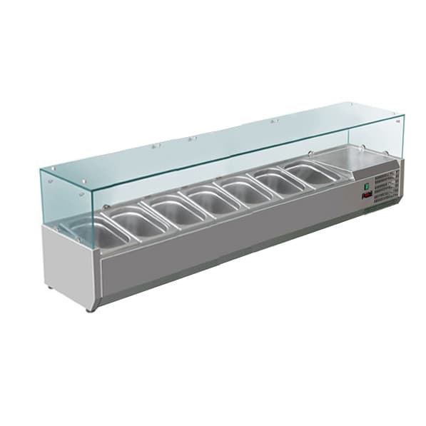 Вітрина-надставка HURAKAN HKN-GXD1800GC зі склом