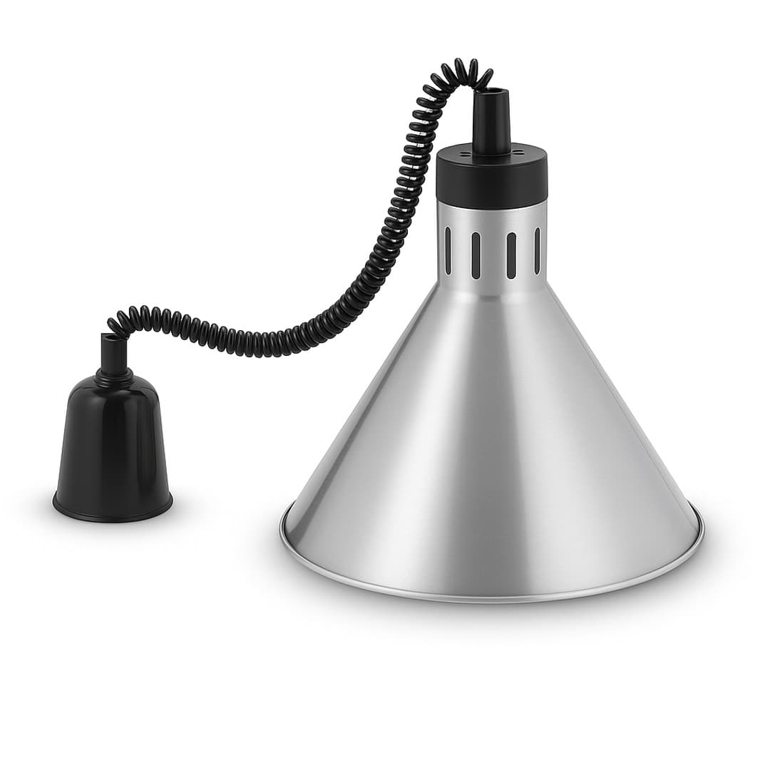 Лампа інфрачервона HURAKAN HKN-DL800 (срібло)